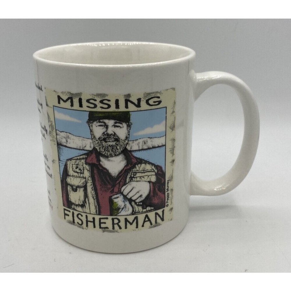 Linyi “Missing Fisherman” by Peggy Murray coffee mug